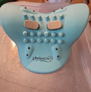 Neck Massager with Magnetic Therapy — Light Blue Z3